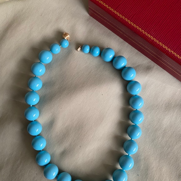 - LUPERLA BLUE PEARL NECKLACE - Picture 9 of 13